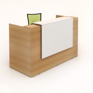 GP Sorrento Beech Melamine Reception Counter