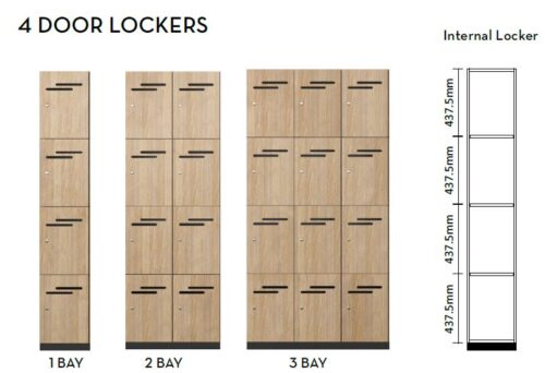 DD 4 Door Lockers