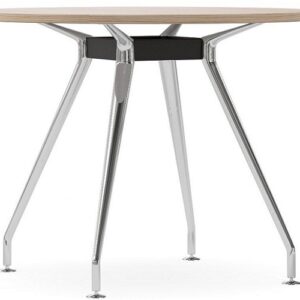 DD Apollo Meeting Table with Chrome Back and Black Rail