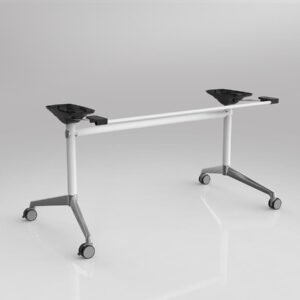 OL Modulus Flip Table Frame with White Poles